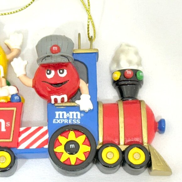 Vintage M&Ms Express Train Christmas Ornament by Kurt Adler - Picture 3 of 6